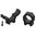 AMERICAN RIFLE COMPANY 40MM MEDIUM (1.10") SCOPE RINGS BLACK