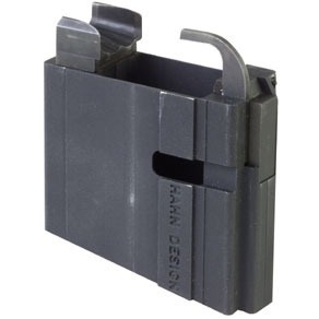 Yhdiste AR-15 alarungon 9mm:ksi, yhteensopiva Colt-tyyppisten uppojen kanssa, luotettava syöttö eri patruunoilla ilman muutoksia vastaanottimeen.