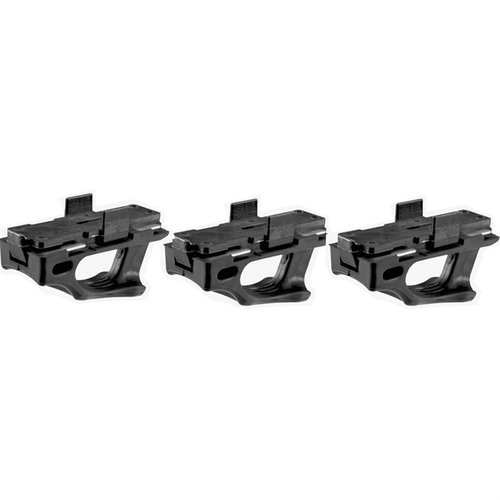 AR-15/M16 USGI RANGER® FLOORPLATE 3 PACK helpottaa mag-vaihtoja sormella, suojaa magneettia iskuilta ja tarjoaa nopean pääsyn tiukoista mag-pusseista.