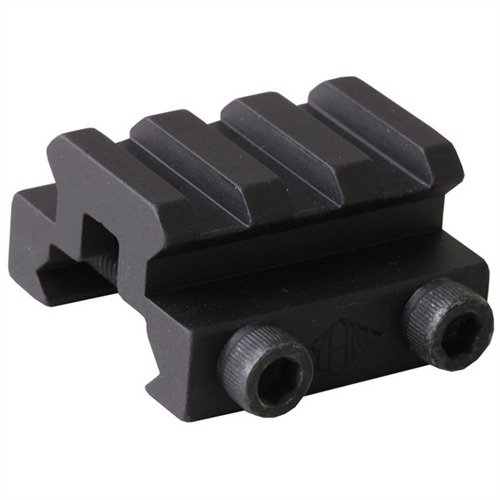 Kompakti Picatinny mini-riser nostaa lasers, valot ja muut lisävarusteet ½" korkeammalle. Kestävä alumiini, kevyt ja helppo asentaa.