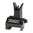 TROY INDUSTRIES 1.34" FLIP-UP FRONT SIGHT ALUMINUM BLACK