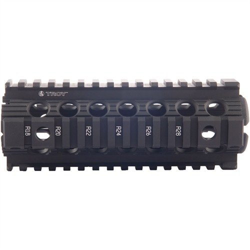 AR-15/M16 MRF-DI NON-FREE-FLOAT CARBINE HANDGUARD tarjoaa nopean asennuksen, tukevan kiinnityksen optiikoille ja lisävarusteille sekä monipuoliset kiinnitysmahdollisuudet.