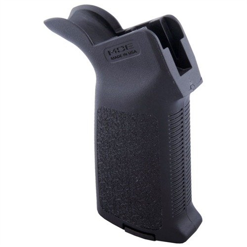 Magpul MOE Grip parantaa mukavuutta ja hallintaa, kestävä rakenne, syvät urat ja kaareva beavertail, yhteensopiva MIAD Grip Corejen kanssa.
