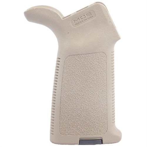 Magpul MOE Grip tarjoaa kestävän ja mukautuvan otteen, parantaen ampumamukavuutta ja hallintaa, yhteensopiva MIAD Grip Corejen kanssa.