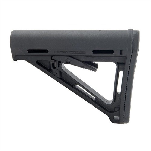 Magpul MOE -kevyt ja kestävä AR-15 -tukki, joka tarjoaa mukavuutta, nopeita säätöjä ja erinomaisen tuen ampujalle. Sopii mil-spec buffer-tubeille.