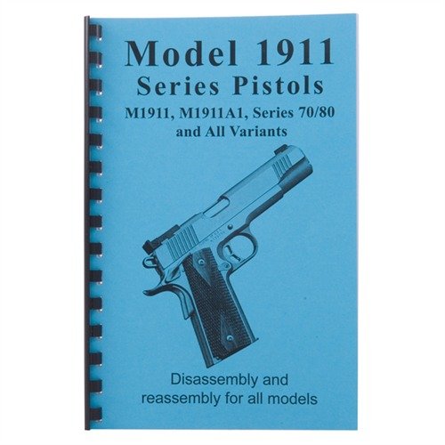 Kätevät pehmeät kansioppaat tarjoavat yksityiskohtaiset ohjeet M1911, M1911A1 ja Colt Series 70/80 -aseiden purkamiseen ja kokoamiseen.