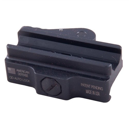 AD-B2, AD-B3 ja AD-B4 modulaariset kiinnitysalustat tarjoavat monipuolisuutta eri optiikoille, tarkkuutta 6061 T6 alumiinista ja QD Auto Lock™ -järjestelmän.