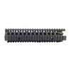 AR-15 RAIL INTERFACE SYSTEM II, MK 18 RIS II on alumiininen monirailihandguard, joka mahdollistaa M203-kiinnityksen ja vapaasti kelluvan piipun.