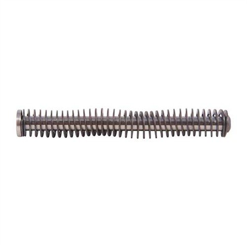 Kovametallinen GUIDE ROD ASSEMBLY parantaa Glockin luotettavuutta estämällä joustoa ja jousen kiertymistä, mikä takaa paremman suorituskyvyn.