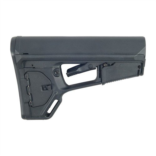 Magpul AR-15 ACS-L - Kevyt, ohut ja liikuteltava, tarjoaa mukavan cheekweldin ja säilytystilan, sopii Mil-Spec buffer putkiin.