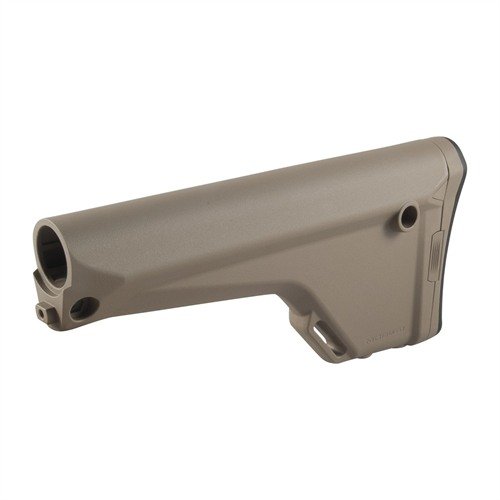 AR-15 MOE kiinteä perä tarjoaa ergonomista mukavuutta, tilaa varusteille ja monipuoliset kiinnitysmahdollisuudet A1/A2-aseisiin.
