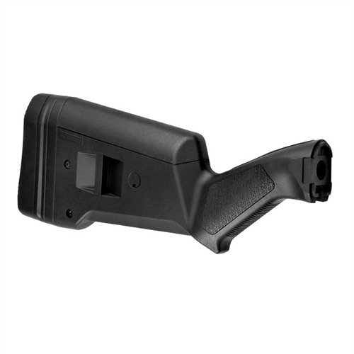 SGA®-kiväärin perä tarjoaa säädettävän pituuden, paremmat ergonomiat, iskua vaimentavan perälevyn ja monipuoliset lisävarusteet Remington® 870:lle.