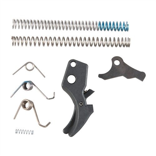 Powder River Precision XD/XDM Drop In Trigger Kit parantaa laukaisua, lyhentää liikerataa ja alentaa vetopainetta (3.5-4.5lbs) kevyemmillä jousilla.