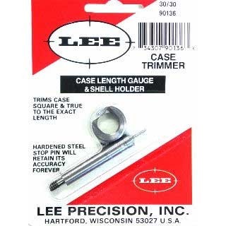 CASE LENGTH GAUGES, LEE LENGTH GAUGE/SHELLHOLDER, 30-30 WIN on erinomainen työkalu, joka mahdollistaa tarkat ja helpot laukkujen pituuden säätämiset ja suoraaminen.