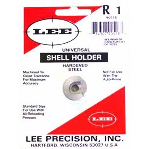 LEE Universal Shellholder #1 on monikäyttöinen hylsynpidin, joka sopii useimpiin latauspainimiin. Huom! Ei toimi Lee Auto Primessa.