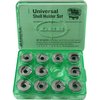 UNIVERSAL SHELL HOLDERS - monikäyttöinen hylsypidin, joka sopii useimpiin latauspainoksiin, mutta ei toimi Lee Auto Prime -laitteen kanssa.