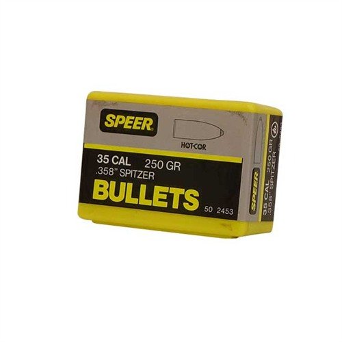 HOT-COR 35 CALIBER (0.358") SPITZER - johdonmukainen suorituskyky ja huippuluokan tarkkuus, kiitos ainutlaatuisen valmistusprosessin ilman haitallisia tyhjiöitä.