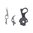 HARRISON DESIGN & CONSULTING CONCEALED CARRY IGNITION SET BLACK