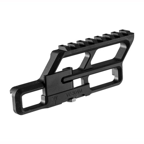RS REGULATE AK47/AKM OPTIC MOUNT SYSTEM tarjoaa kevyen ja kestävä alumiinirakenteen, kolme eri alareunavaihtoehtoa ja mahdollisuuden optiikan säilyttämiseen paikallaan.