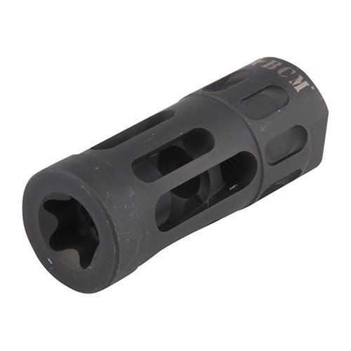 Gunfighter Compensator vähentää piipun nousua ja salamaa, rajoittaa sivupulssia ja melua, sekä kestää lämpöä ja korroosiota ruostumattomasta teräksestä.