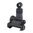 KNIGHTS ARMAMENT AR-15 FLIP-UP ADJ TACTICAL MICRO REAR SIGHT 600 METER BLK