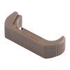 VICKERS GLOCK® EXTENDED MAGAZINE RELEASE mahdollistaa nopeat ja sujuvat patruunavaihtot, sillä se on 3/64" pidempi ja helppo käyttää ilman käden siirtoa.