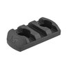MAGPUL M-LOK Polymer Rail 3-Slot 1.6" on AR-15 mahdollistaa kevyiden ja kestävämpien Picatinny-lisävarusteiden kiinnittämisen helposti.
