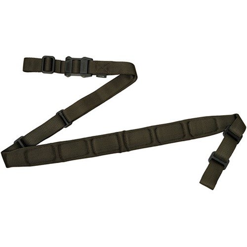 MS1 PADDED SLING tarjoaa mukavuutta raskaiden aseiden kantamiseen, kestävä rakenne ilman saumoja ja tyylikäs muotoilu tekevät siitä erinomaisen valinnan.