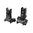 MAGPUL FLIP-UP MBUS PRO LR, alastaittuva, musta