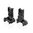 MAGPUL FLIP-UP MBUS PRO LR, alastaittuva, musta