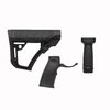 Daniel Defense AR-15 kalustesarja tarjoaa säädettävän, kestävä buttstockin, ergonomisen pistol gripin sekä vedenpitävän säilytystilan, täydellinen tarkkuuteen.