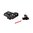 L.P.A. SIGHTS BROWNING HI-POWER FIBER OPTIC ADJUSTABLE SIGHT SET