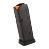 PMAG® GL9® 9X19 on kestävä ja luotettava Glock® 19 -patruunatynnyri, jossa on helposti puhdistettava pohjalevy, näkyvä anti-tilt -seuraaja ja pyöräindikaattorit.
