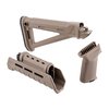 Päivitä Kalashnikovisi Magpul MOE AK Stock Setillä, joka tarjoaa ergonomisen muotoilun, sisäisen säilytystilan ja M-LOK kiinnitysominaisuudet.