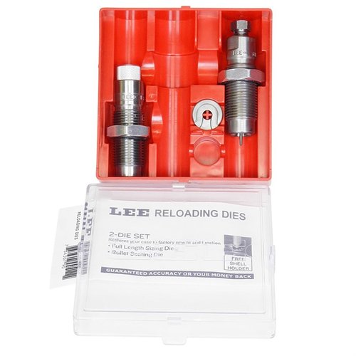 .22 TCM PACESETTER 2-DIE SET sisältää Full Length Sizing Die, Bullet Seating Die, Universal Shell Holder ja käyttöohjeet, täydellinen lataamiseen!