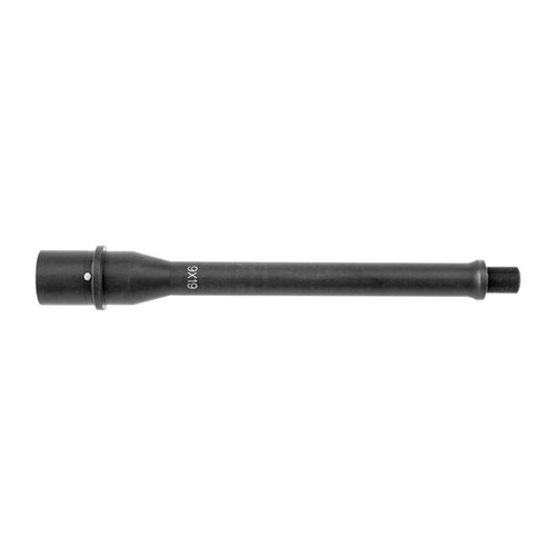 Faxon Firearmsin 9mm piiput on valmistettu 4150 GBQ teräksestä, 1/10 kierre takaa vakauden, QPQ Black Nitride pinnoite suojaa korroosiolta.