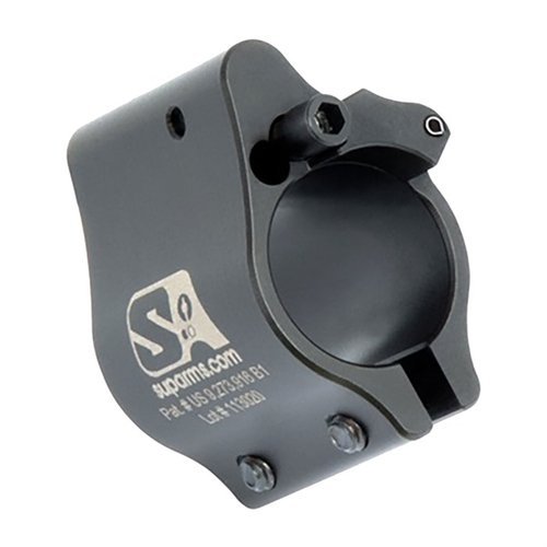 Superlative Armsin AR-15 Clamp On Adjustable Gas Block .625" tarjoaa puhtaamman ja viileämmän toiminnan, vähentää rekyyliä ja estää hiilikerrostumien kertymisen.