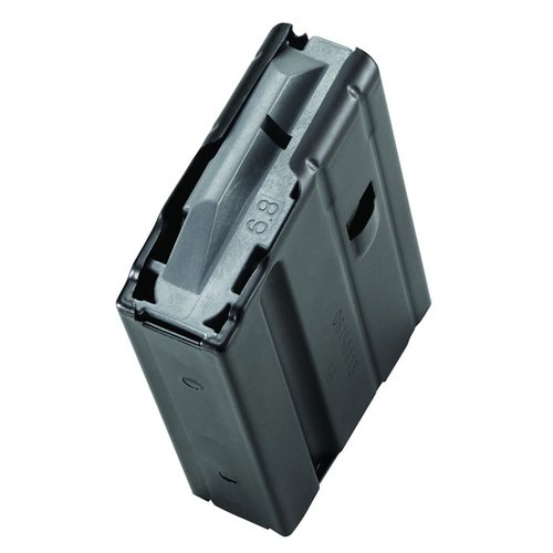 Kestävä, ruostumattomasta teräksestä valmistettu AR-15/M16 6.8 SPC -magasiini takaa luotettavan toiminnan, ja matta musta pinta minimoi häikäisyn.