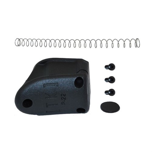 WINGMAN +5 MAGAZINE BUMPER lisää viisi patruunaa Walther P22 -kiväärin lippaaseen, parantaa otetta ja varmistaa paremman istuvuuden.