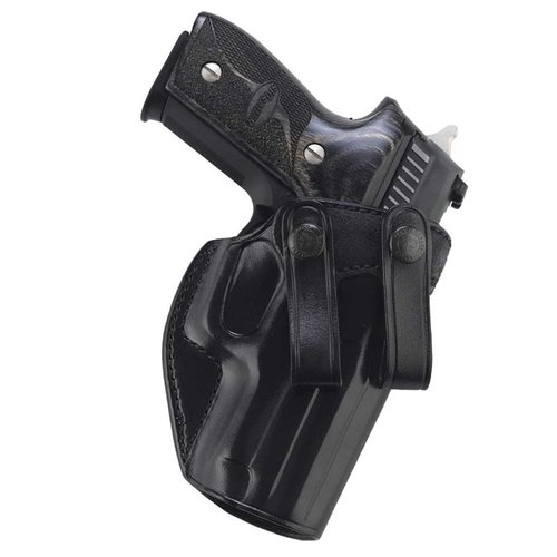 Kevyt ja mukava Summer Comfort -holsteri, joka kiinnitetään vyöhön ilman sen poistamista. Premium saddle leather takaa kestävyyden ja mukautuvan istuvuuden.