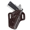 Galco Concealable 1911 5" -HAVANA tarjoaa mukautuvan muotoilun, erinomaisen pidon, turvallisen laukaisinsuojan ja kestävät saumat, sopii vyöhön 1 1/2" asti.