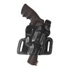 Silhouette-holsteri on kompakti ja turvallinen, valmistettu premium-satula-nahasta, jossa on vahvistettu sormilukko ja peitetty liipaisinsuoja.