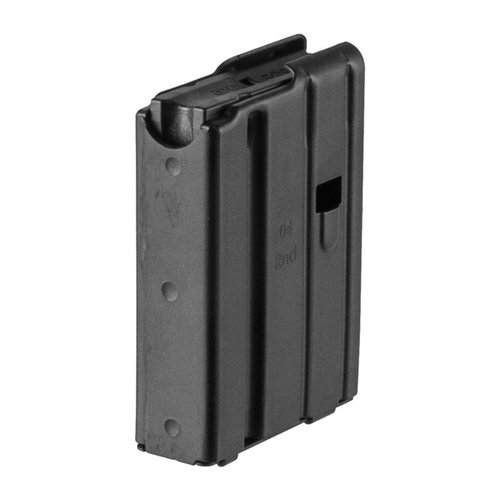 AR-15 12.7x42MM - kestävä alumiininen 4 laukauksen aikakauslehti, suunniteltu optimaaliseen suorituskykyyn ja luotettavuuteen ampumaolosuhteissa.