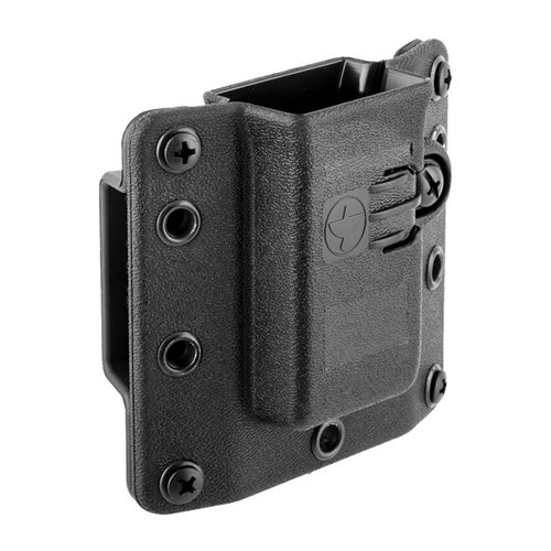 Copia-single magazine carrier on premium, kestävä ja mukautuva, yhteensopiva lähes 100 eri 9/40/357 Sig -pistoolin magneettien kanssa.