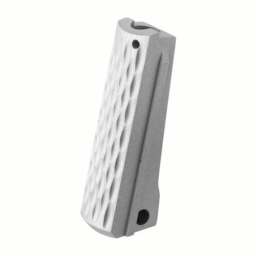 Fusion Pro-Seriesin harmaa mattapintainen stainless steel mainspring housing sopii 1911 Government- ja Commander-kokoisiin aseisiin, CNC-koneistettu USA:ssa.