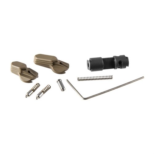 Radian Weapons Talon™ ambidextrous safety selector tarjoaa modulaarisen suunnittelun, 90° tai 45° asennon, ja on yhteensopiva useimpien AR15 ja AR10/SR25 kiväärien kanssa.
