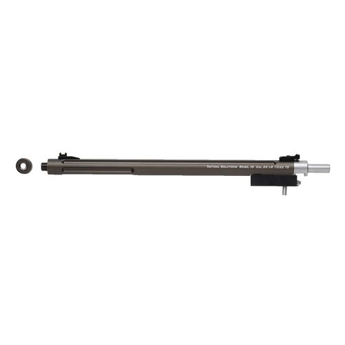 Tactical Solutions X-Ring Takedown Barrel parantaa tarkkuutta Ruger® 10/22® Takedown -kiväärissä ilman, että purkamisen helppous kärsii.