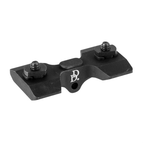 DANIEL DEFENSE M-LOK Bipod Adapter on valmistettu kevyestä 6061-T6 alumiinista, painaa alle yhden unssin ja mahdollistaa bipodien turvallisen kiinnittämisen.
