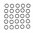 CHALLIS GRIPS 1911 HEX DRIVE GRIP BUSHING O-RING 24PK
