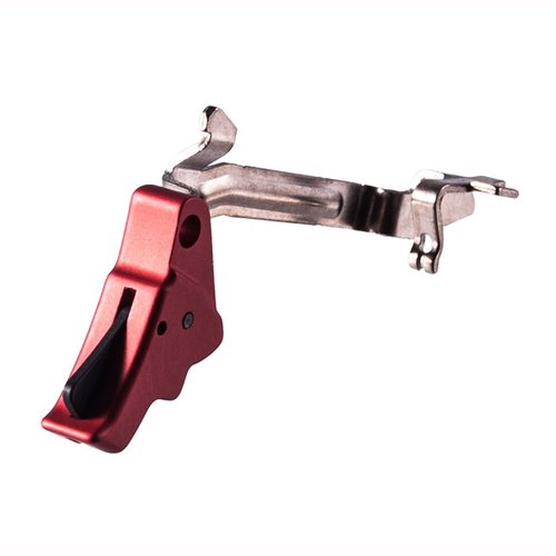 Apex Action Enhancement Kit parantaa Glockin liipaisinta, vähentää vetovoimaa noin 1 paunalla ja tarjoaa tarkan palautteen kilpailukäyttöön, punaisena.